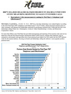 Press Release: BRP'S SEA-DOO DEALERS RANKED HIGHEST IN 2024 BOAT INDUSTRY STUDY MEASURING RESPONSE TO SALES CUSTOMER CALLS Boat industry's first measurement & ranking by Pied Piper's Telephone Lead EffectivenessTM